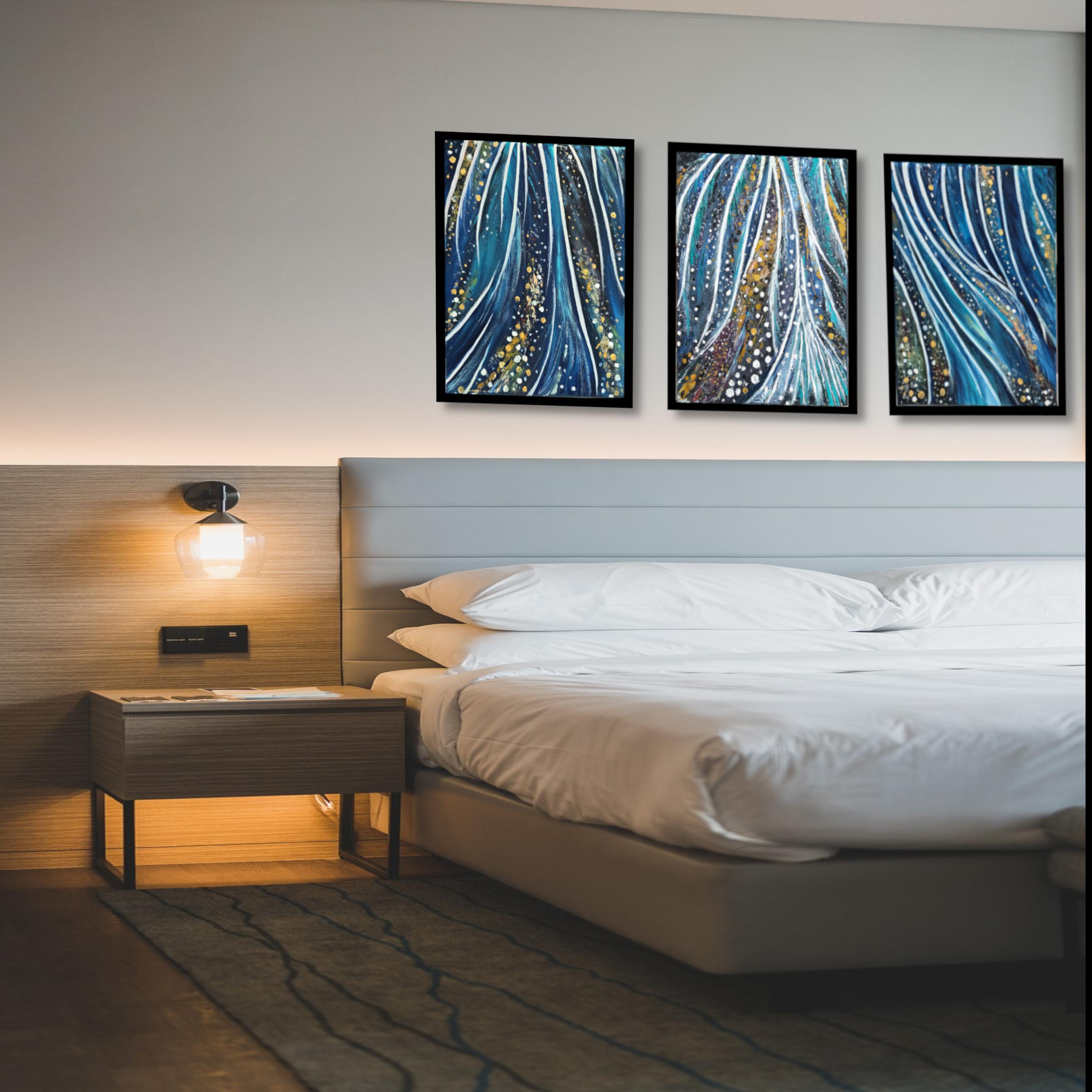 Acryllium, Abstract painting by Palette and Strokes